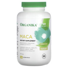 Organika, MACA, 750 mg, 180 vegetarische Kapseln