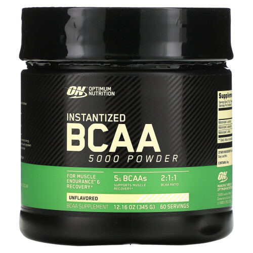 Optimum Nutrition Optimum Nutrition, Instantized BCAA 5000 Powder, Unflavored, 12.16 oz (345 g)