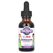 Oregon's Wild Harvest, Enfants, Extrait d'Échinacée, Sans Alcool, Framboise, 1 fl oz (30 ml)