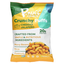 P-Nuff, Crunch, Knusperpuffs, Cheddar Jalapeño, 4 oz (113 g)
