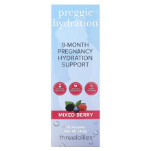 Preggie, Hydration, Gemischte Beeren, 10 Beutel, je 0,14 oz (4 g)