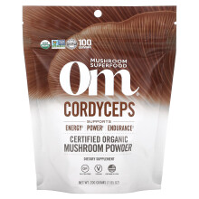 Om Mushrooms, Poudre de Champignon Biologique Certifiée, Cordyceps, 7,05 oz (200 g)