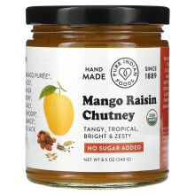 Pure Indian Foods, Mango-Rosinen-Chutney, 8,5 oz (240 g)