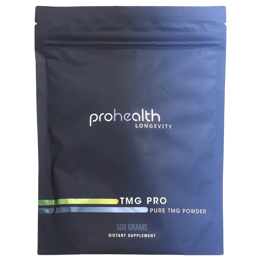 Prohealth Longevity , Tmg Pro, Pure Tmg Powder, 500 G