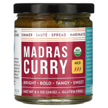 Pure Indian Foods, Madras Curry, Mittel, 8,5 oz (241 g)