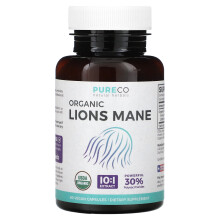 Pure Co., Bio-Löwenmähne, 60 vegane Kapseln