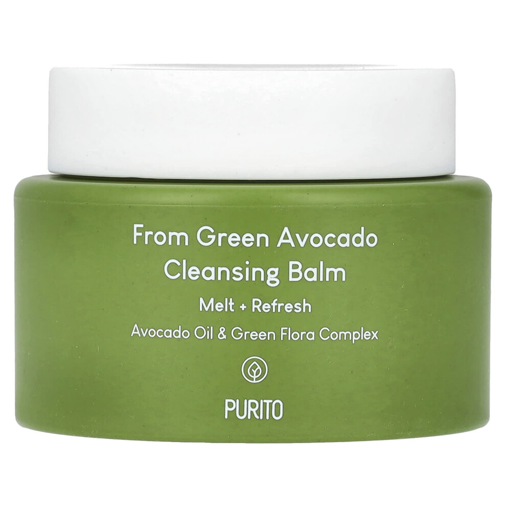 Purito Green From Avocado Cleansing Balm, 3.38 Fl Oz (100 Ml)