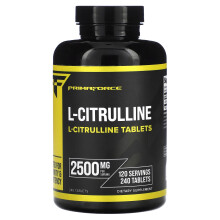 Primaforce, L-Citrulline, 2 500 mg, 240 Comprimés (1 250 mg par Comprimé)