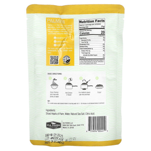 Palmini, Palmherzen, Engelshaar, 12 oz (338 g) 2
