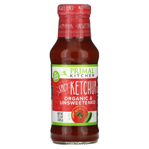 Primal Kitchen, Scharfer Ketchup, Bio & Ungesüßt, 11,3 oz (320 g)