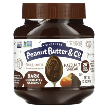 Peanut Butter & Co., Haselnuss-Aufstrich, Dunkle Schokoladen-Haselnuss, 13 Unzen (369 g)