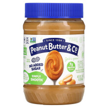 Peanut Butter & Co., Erdnussbutter-Aufstrich, Einfach Cremig, 16 oz (454 g)