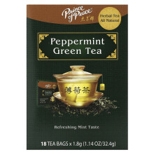 Prince of Peace, Pfefferminz-Grüntee, 18 Teebeutel, 1,14 oz (32,4 g)