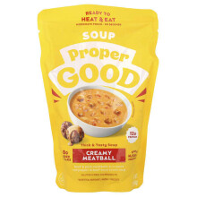 Soupe Crémeuse aux Boulettes de Viande