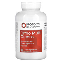Protocole pour l'Équilibre de Vie, Ortho Multi Verts, 180 Gélules Végétales