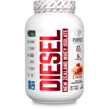 PERFECT Sports, Diesel, Isolat de Lactosérum de Nouvelle-Zélande, Caramel Salé, 2 lb (908 g)