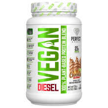 PERFECT Sports, Vegan Diesel, Mélange de Protéines 100% Végétales, Glace au Chocolat, 1,5 lb (700 g)