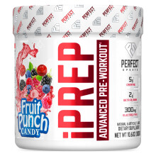 PERFECT Sports, iPrep, Pré-Entraînement Avancé, Bonbon Punch aux Fruits, 10,6 oz (300 g)