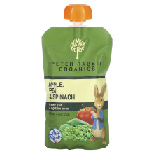 Pumpkin Tree Organics, Peter Rabbit Organics, Bio-Frucht- und Gemüsepüree, Apfel, Erbse & Spinat, 4,4 oz (125 g)