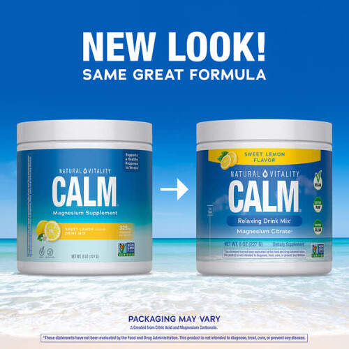CALM, Relaxing Drink Mix, Sweet Lemon 2