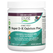 Pure Essence, Ionic-Fizz, Super D-K Calcium Plus, Gemischte Beeren, 14,82 oz (420 g)