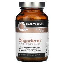 Quality of Life, Oligoderm avec Oligonol et Niacinamide, 60 Gélules Végétales