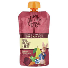 Peter Rabbit Organics, Bio-Frucht- & Gemüsepüree, Birne, Karotte & Rote Bete