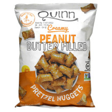 Quinn Snacks, Brezelnuggets, Cremige Erdnussbutter-Füllung, 7 Unzen (198 g)