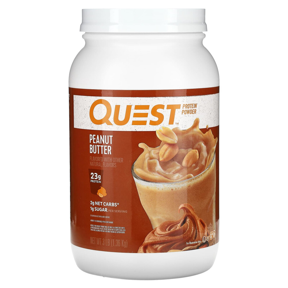 Quest Nutrition , Protein Powder, Peanut Butter, 3 Lbs (1.36 Kg)