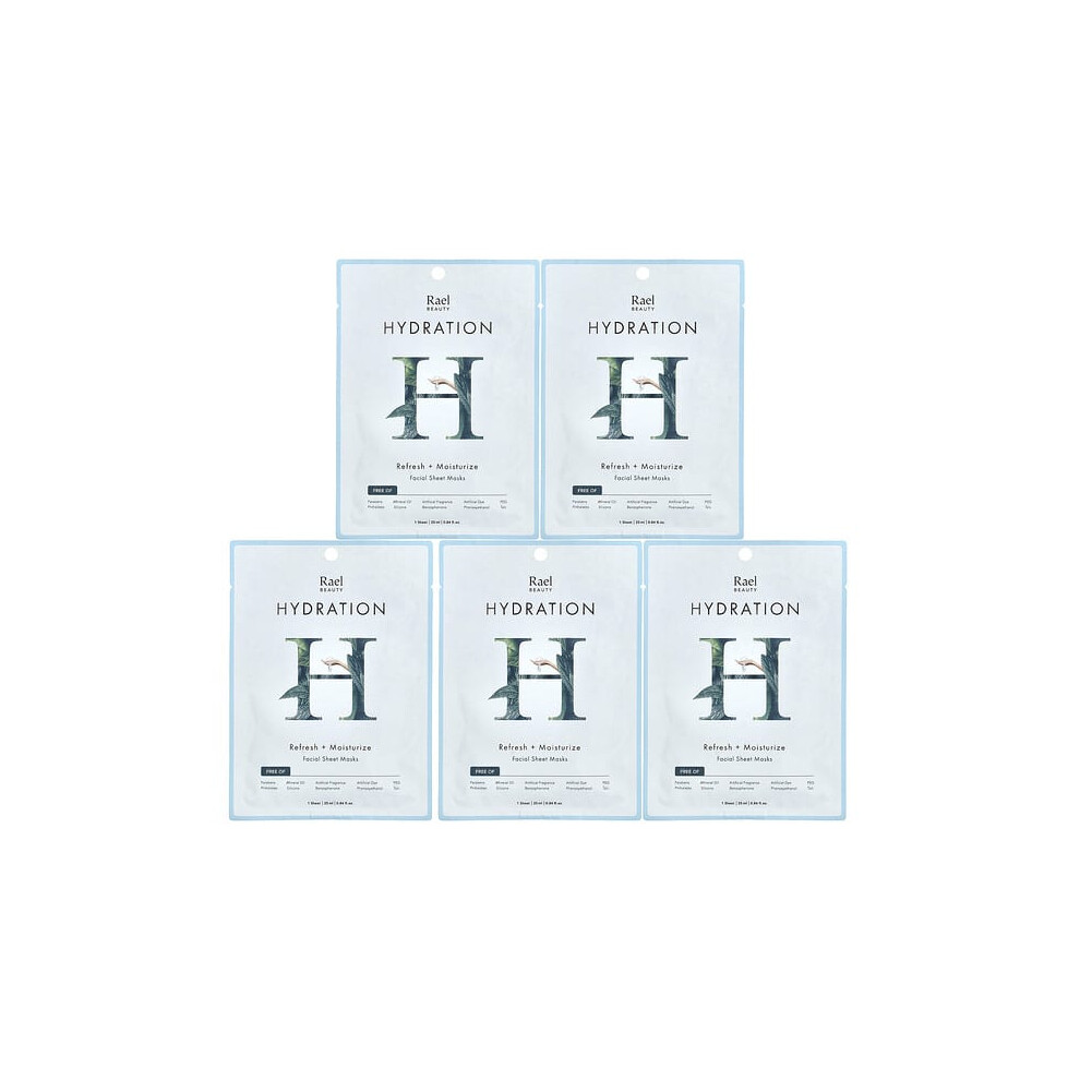 Rael Beauty, Hydration Facial Beauty Sheet Masks