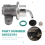 Conjunto regulador de pressão para Mercury 502MAG 6
