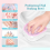 4 Pcs Soak Off Bowl Manicure Bowl, Double Layer Soaking Bowl 6