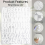 8 folhas de adesivos de letras e números de 1,5 polegadas, para scrapbooking, branco 6