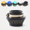 Filtro de ar universal 38 mm para motocicleta preto 6
