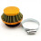 Filtro de ar universal 38 mm para motocicleta dourado 6