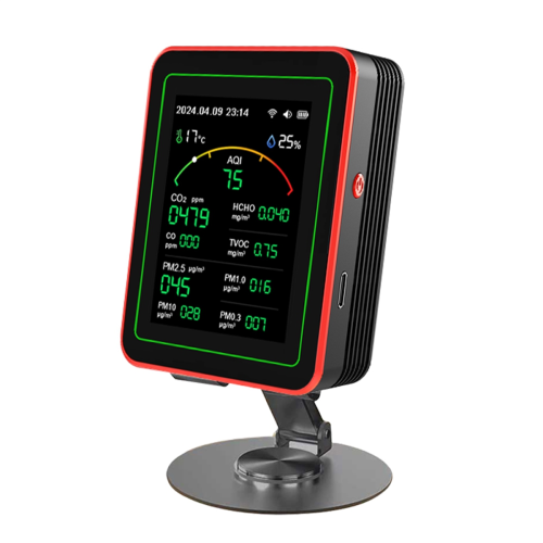 Detector digital de qualidade do ar doméstico recarregável Tuya WIFI A 1
