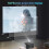 Smart Projector: 4K 1080P Ultra HD Auto Focus Android UK Plug 6