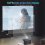 Smart Projector: 4K 1080P Ultra HD Auto Focus Android EU Plug 6