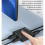 Bi-Directional USB C Switcher 100W Charging+10Gbps Data 6