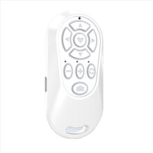 Wireless Bluetooth-Compatible Remote Control Button Controller White
