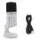 RGB Gaming MIC USB/XLR Dynamic Microphone with Noise Reduction,White 4