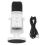 RGB Gaming MIC USB/XLR Dynamic Microphone with Noise Reduction,White 1