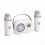 Karaoke Portable Wireless Bluetooth Speaker with Microphone White 5