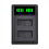 Carregador de bateria duplo LCD LP E17 LP-E17 para 250D 200D M3 M6 5
