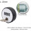 Combination Cabinet Cam Lock 4 Digital Resettable Round Padlock 6
