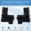 1Pair Car Brake Caliper Motor 800822800A/800821000A for 6