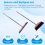 Dustpan Broom Set Floor Wiper Cleaning Long Handle Cleaning Set pink 6
