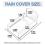 Transparent Plastic Doorbell Rain Cover Suitable for Ring Models 6