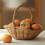 Wicker Basket with Handle, Wicker Shopping Basket, Large 6