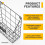 Wire Mail Basket - Wall Mounted Hanging Folder/Document Organizer 6